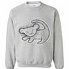 Inktee Store - Disney Lion King Young Simba Cave Painting Design Sweatshirt Image