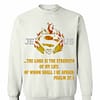 Inktee Store - Superman Jesus The Lord Is The Strength Of My Life Sweatshirt Image