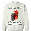 Inktee Store - I May Look Calm But In My Head I'Ve Pecked You 3 Times Sweatshirt Image