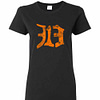 Inktee Store - 313 Detroit Vintage Old English D Area Code Women'S T-Shirt Image