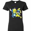 Inktee Store - Baby Pikachu And Baby Stitch Women'S T-Shirt Image