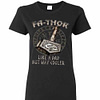 Inktee Store - Marvel Avengers Fa-Thor Like A Dad But Way Cooler Women'S T-Shirt Image