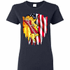 Inktee Store - Budweiser American Flag Independence Day 4Th Of July Women'S T-Shirt Image