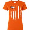 Inktee Store - Denver Broncos Best Dad Ever Independence Day American Women'S T-Shirt Image