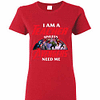 Inktee Store - I Am A Teacher Unless The Avengers Need Me Women'S T-Shirt Image