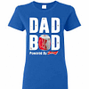 Inktee Store - Dad Bod Powered By Budweiser Women'S T-Shirt Image