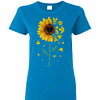 Inktee Store - Disney Mickey Mouse Sunflower You Are My Sunshine Women'S T-Shirt Image