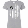 Inktee Store - Oakland Raiders Best Dad Ever Independence Day Flag Women'S T-Shirt Image