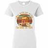 Inktee Store - Bubbles Trailer Park Boys I Roll With My Kitties I'M Women'S T-Shirt Image