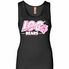Inktee Store - 100Th Chicago Bears Wear Pink Womens Jersey Tank Top Image