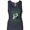 Inktee Store - Linemen Because Quarterbacks Need Heroes Too T Womens Jersey Tank Top Image