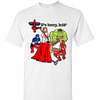 Inktee Store - Jesus Cross It'S Heavy Huh Avengers Superhero Men'S T-Shirt Image