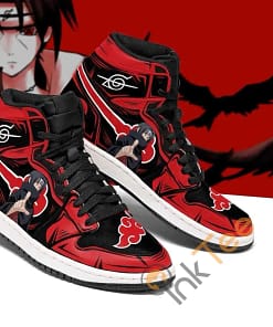 Akatsuki Itachi Naruto Sneakers Anime Air Jordan Shoes