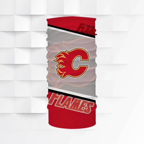 Calgary Flames Scarf Unisex Sports Neck Gaiter Bandanas No1447 Face Mask