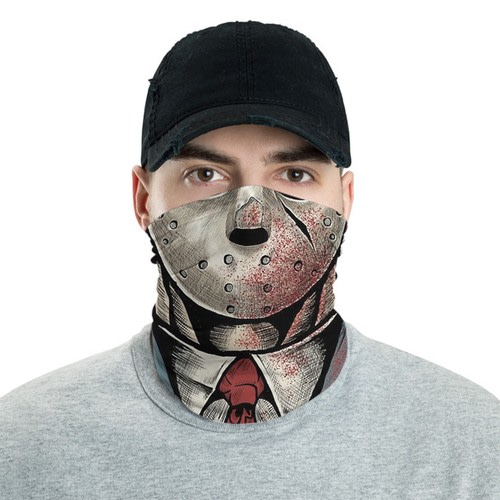 Jason Voorhees 2 Horror Halloween Neck Gaiter Bandana No2783 Face Mask