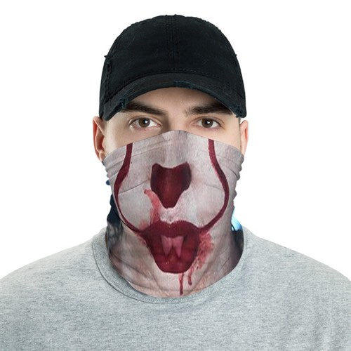 Pennywise 10 Horror Halloween Neck Gaiter Bandana No3990 Face Mask