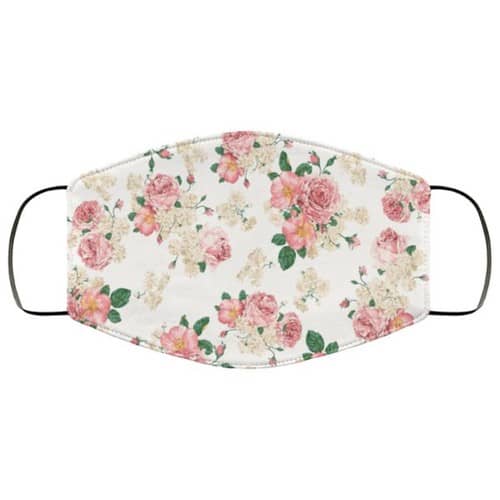 Pretty Floral Washable No4175 Face Mask
