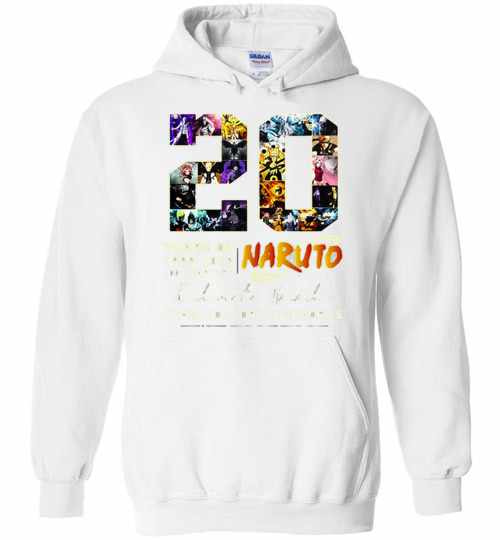 Inktee Store - 20Th Years Of Naruto Kishimoto Masashi 1999-2019 Hoodies Image