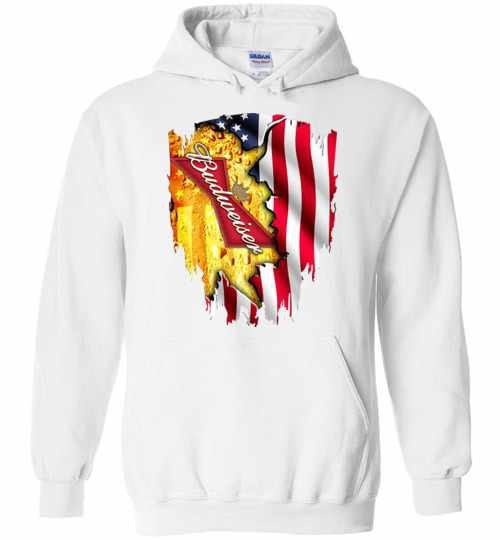 Inktee Store - Budweiser American Flag Independence Day 4Th Of July Hoodies Image