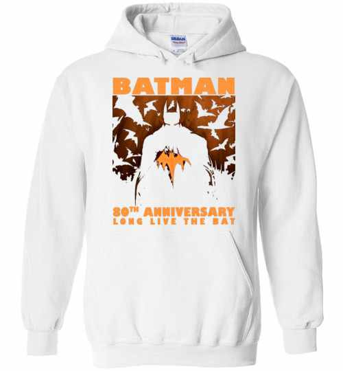 Inktee Store - 80Th Anniversary Batman Long Live The Bat Hoodies Image