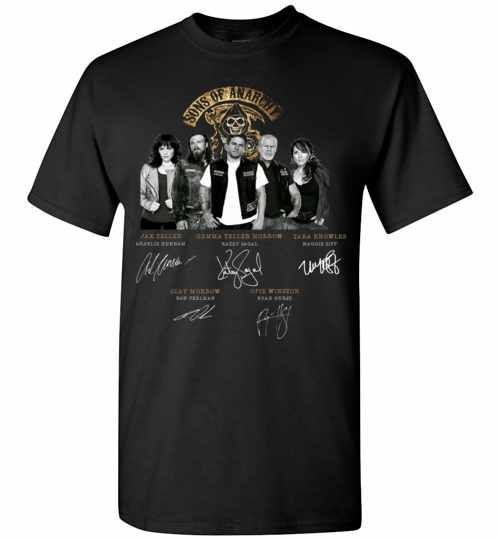 Inktee Store - Sons Of Anarchy 2008-2014 Signature Men'S T-Shirt Image