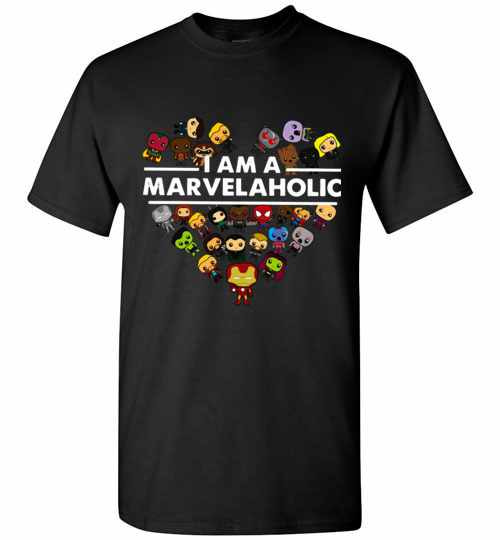 Inktee Store - I Am A Marvelaholic Marvel Aholic Avengers Men'S T-Shirt Image