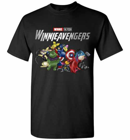 Inktee Store - Marvel Avengers Winnie The Pooh Winnieavengers Men'S T-Shirt Image