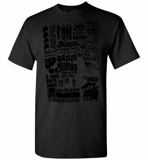 Inktee Store - Rock Band The Beatles John Lennon Paul Mccartney George Men'S T-Shirt Image