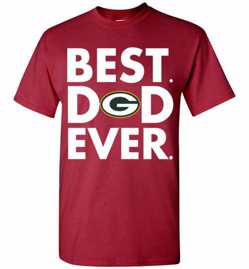 Inktee Store - Best Father'S Day Green Bay Packers Dad Men'S T-Shirt Image