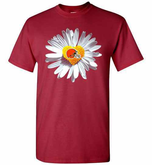Inktee Store - Cleveland Browns Daisy Men'S T-Shirt Image