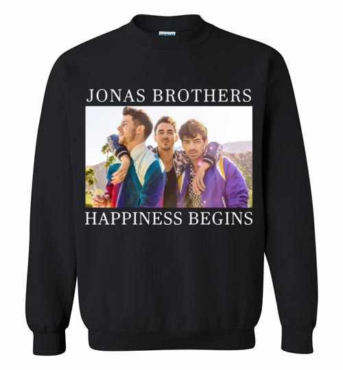 Inktee Store - Jonas Brothers Happiness Begins Sweatshirt Image