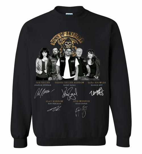 Inktee Store - Sons Of Anarchy 2008-2014 Signature Sweatshirt Image