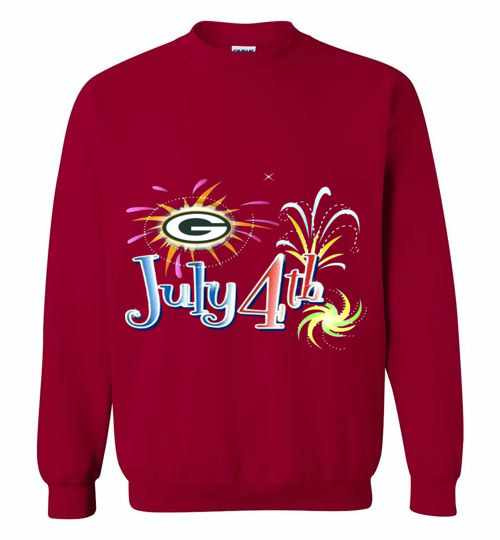 Inktee Store - Green Bay Packers Independence Day 4Th Of July Sweatshirt Image