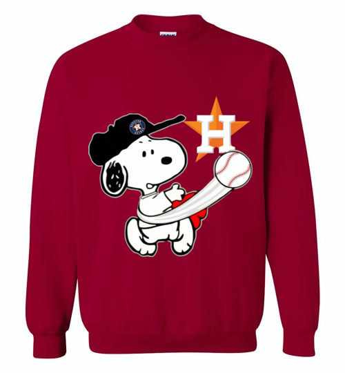 Inktee Store - Snoopy Play Baseball For Fan White Sox Team Sweatshirt Image