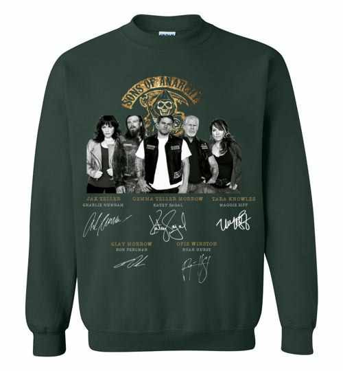 Inktee Store - Sons Of Anarchy 2008-2014 Signature Sweatshirt Image