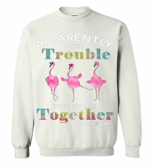 Inktee Store - Apparently Were Trouble When We Are Together Who Knew Sweatshirt Image