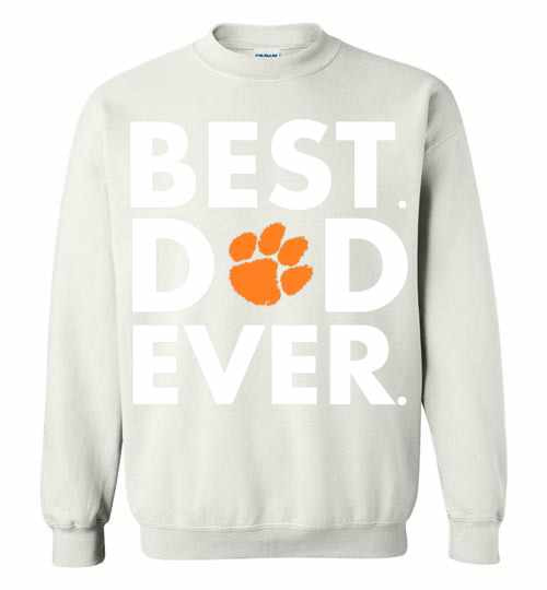 Inktee Store - Best Father'S Day Clemson Tigers Dad Sweatshirt Image
