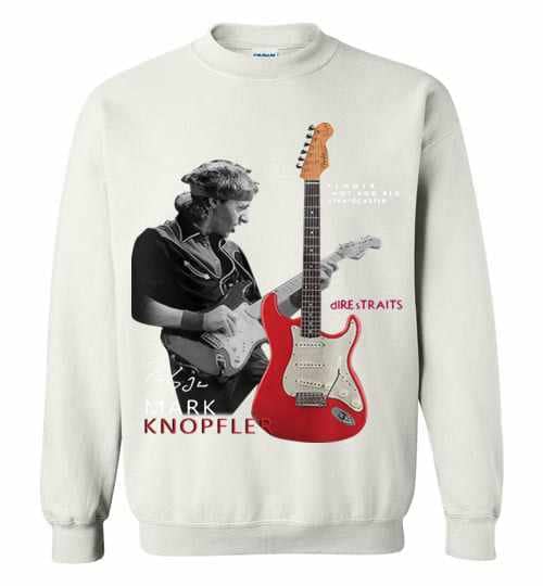 Inktee Store - Mark Knopfler Fender Hot Rod Red Stratocaster Sweatshirt Image