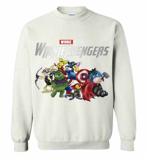Inktee Store - Marvel Avengers Winnie The Pooh Winnieavengers Sweatshirt Image