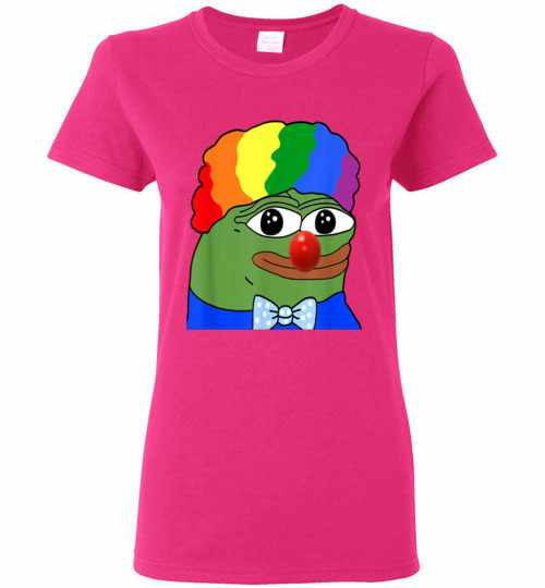 Inktee Store - Clown Pepe Honk Honk Meme Clown World Women'S T-Shirt Image