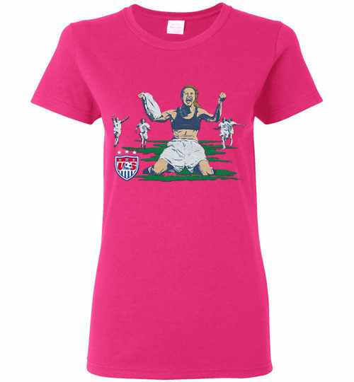 Inktee Store - Uswnt Brandi Chastain Goal From Homage Women'S T-Shirt Image