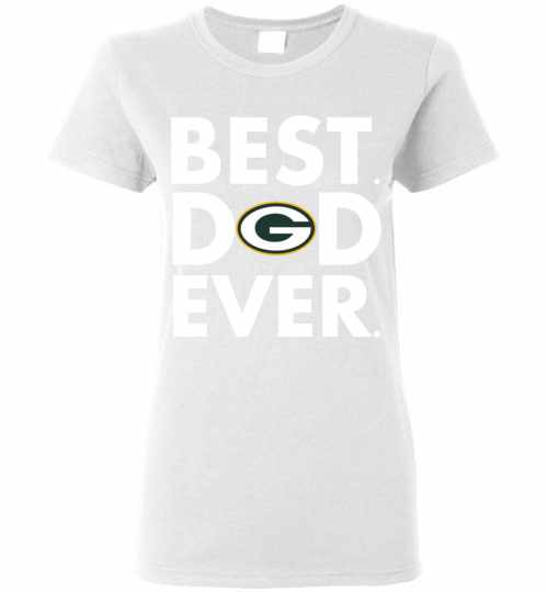 Inktee Store - Best Father'S Day Green Bay Packers Dad Women'S T-Shirt Image
