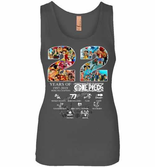 Inktee Store - 22Th Years Of One Piece 1997-2019 Womens Jersey Tank Top Image