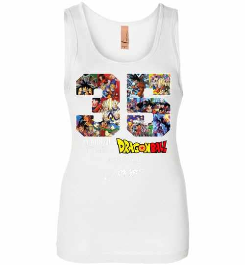 Inktee Store - 35Th Years Of Dragon Ball 1984-2019 Womens Jersey Tank Top Image
