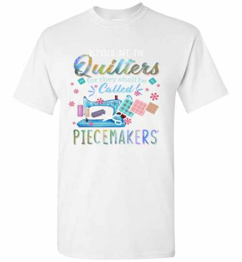 Inktee Store - Quilting Shirts Blessed Are The Quilters For They Shall Men'S T-Shirt Image