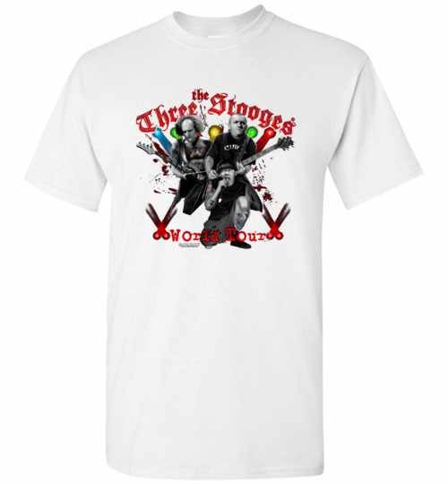 Inktee Store - The Three Stooges World Tour Men'S T-Shirt Image