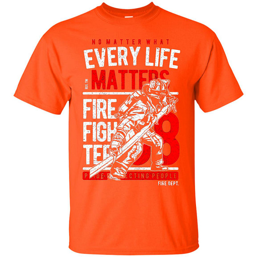 Inktee Store - Vintage Fireman Gift Men’s T-Shirt Image