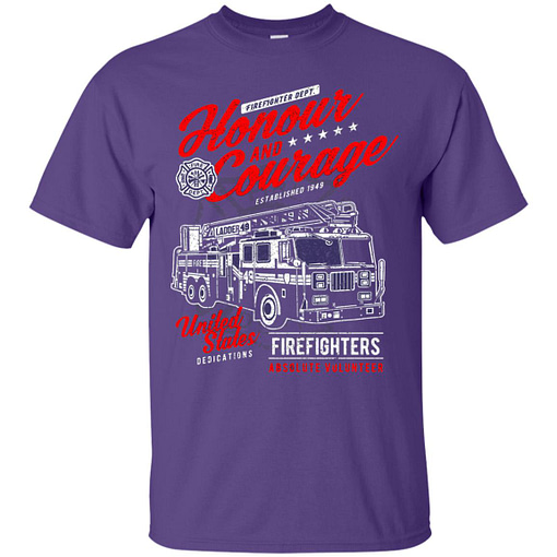 Inktee Store - Vintage Fireman Gift Punk Men’s T-Shirt Image