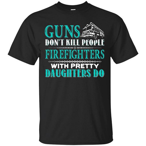 Inktee Store - Firefighter Daughter Of Firefighter Men’s T-Shirt Image