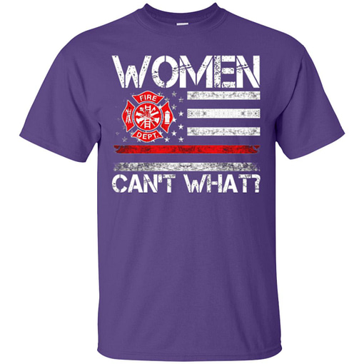 Inktee Store - Cant What Firefighter Women Can Be Firefighter Men’s T-Shirt Image